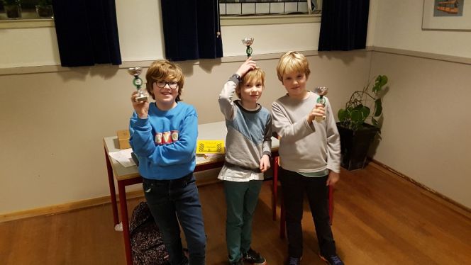 Groep 2: Kick 3e, David 2e, Joris 1e