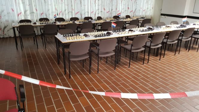 De speelzaal staat klaar